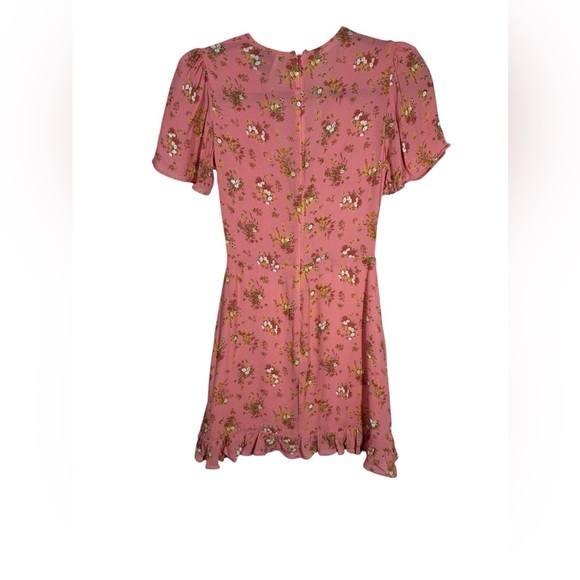 Reformation Mya Floral Puff Sleeve Dress Size 0 - Picture 3 of 8